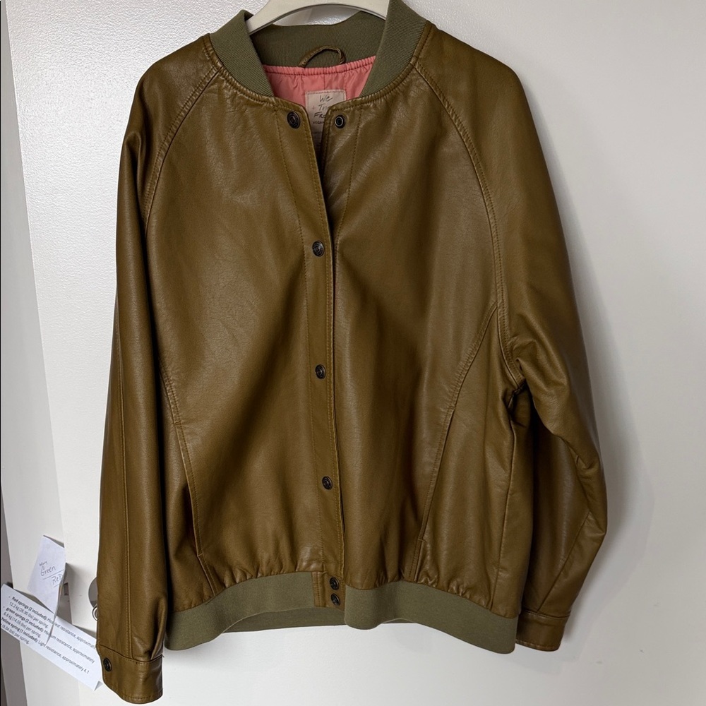 We The Free Olive Bomber Jacket